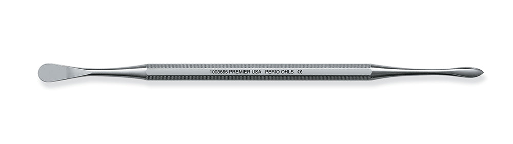 Premier Dental 1003665 Periodontal Elevator OHLS Double End Light Touch Octagonal Handle Premier Dental 1003665 Periodontal Elevator OHLS Double End Light Touch Octagonal Handle
